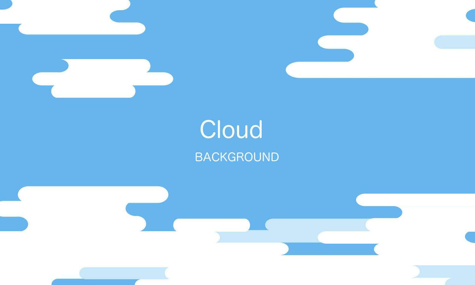 blu cielo e nuvole senza soluzione di continuità vettore sfondo