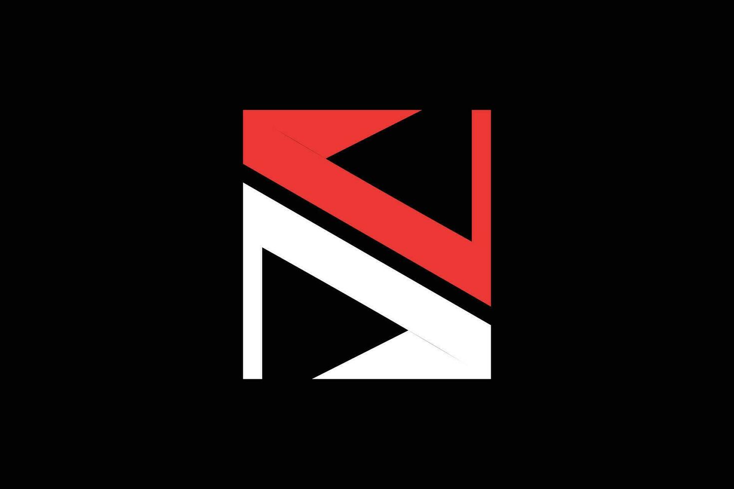 lettera n S di moda vettore logo design