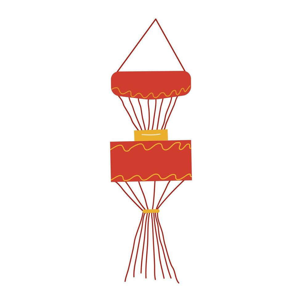 festivo Cinese lanterna. design un' volantino, bandiera vettore