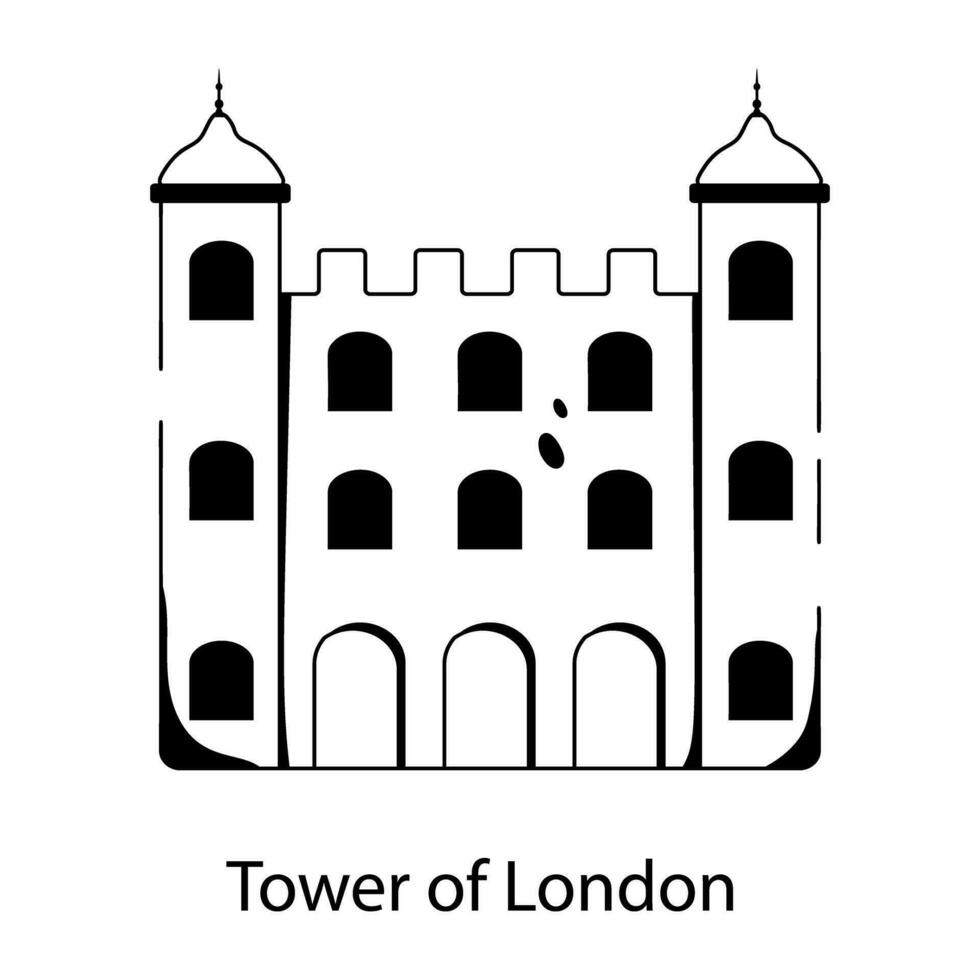 torre di Londra vettore