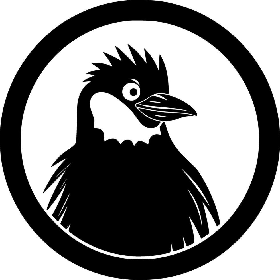 pinguino - minimalista e piatto logo - vettore illustrazione