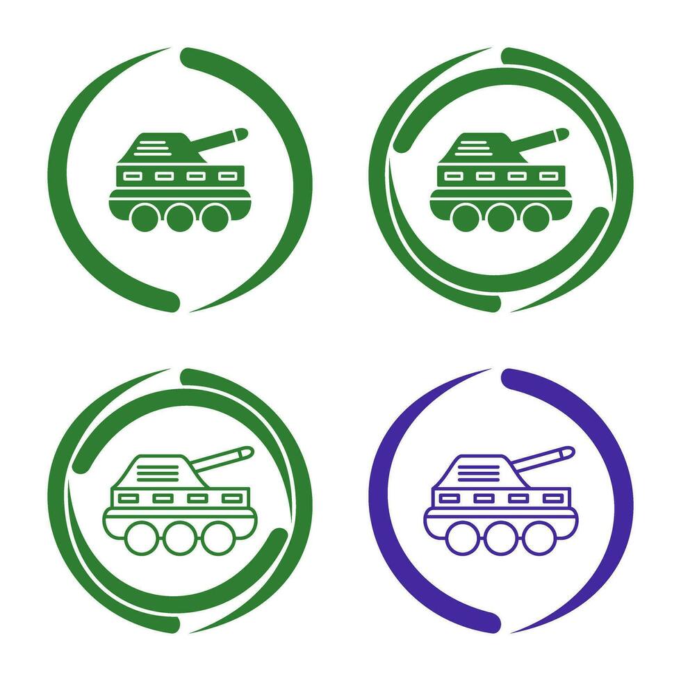 fanteria serbatoio vettore icona