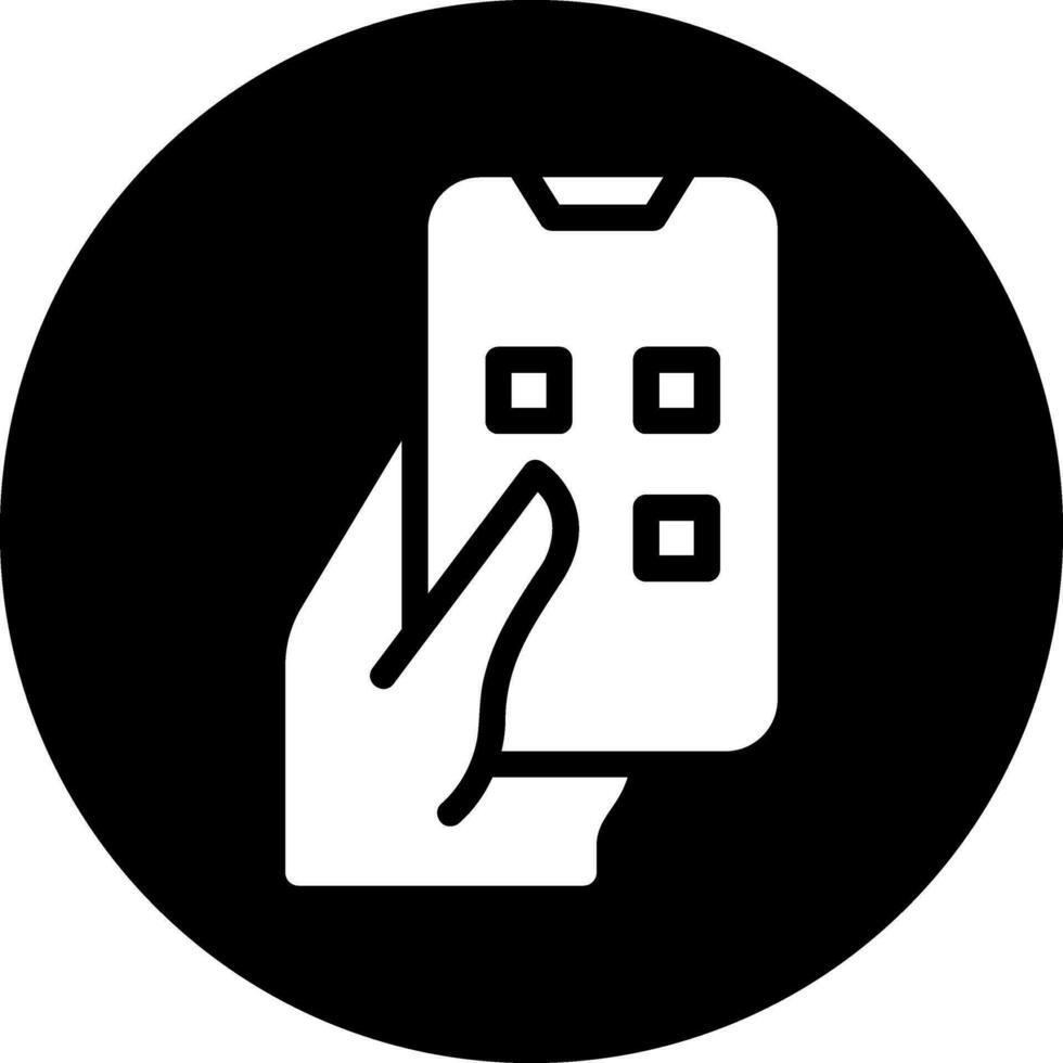 icona del glifo dell'applicazione vettore