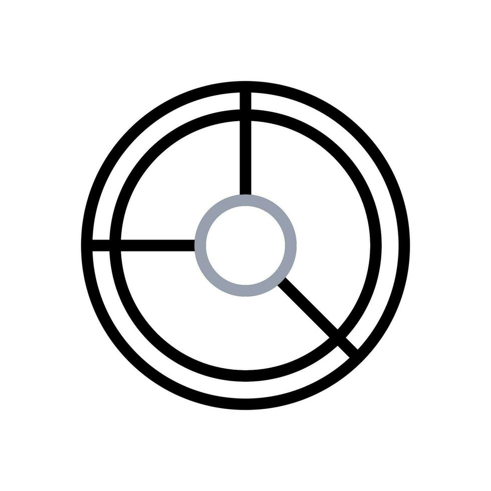 grafico icona duocolor grigio nero attività commerciale simbolo illustrazione. vettore