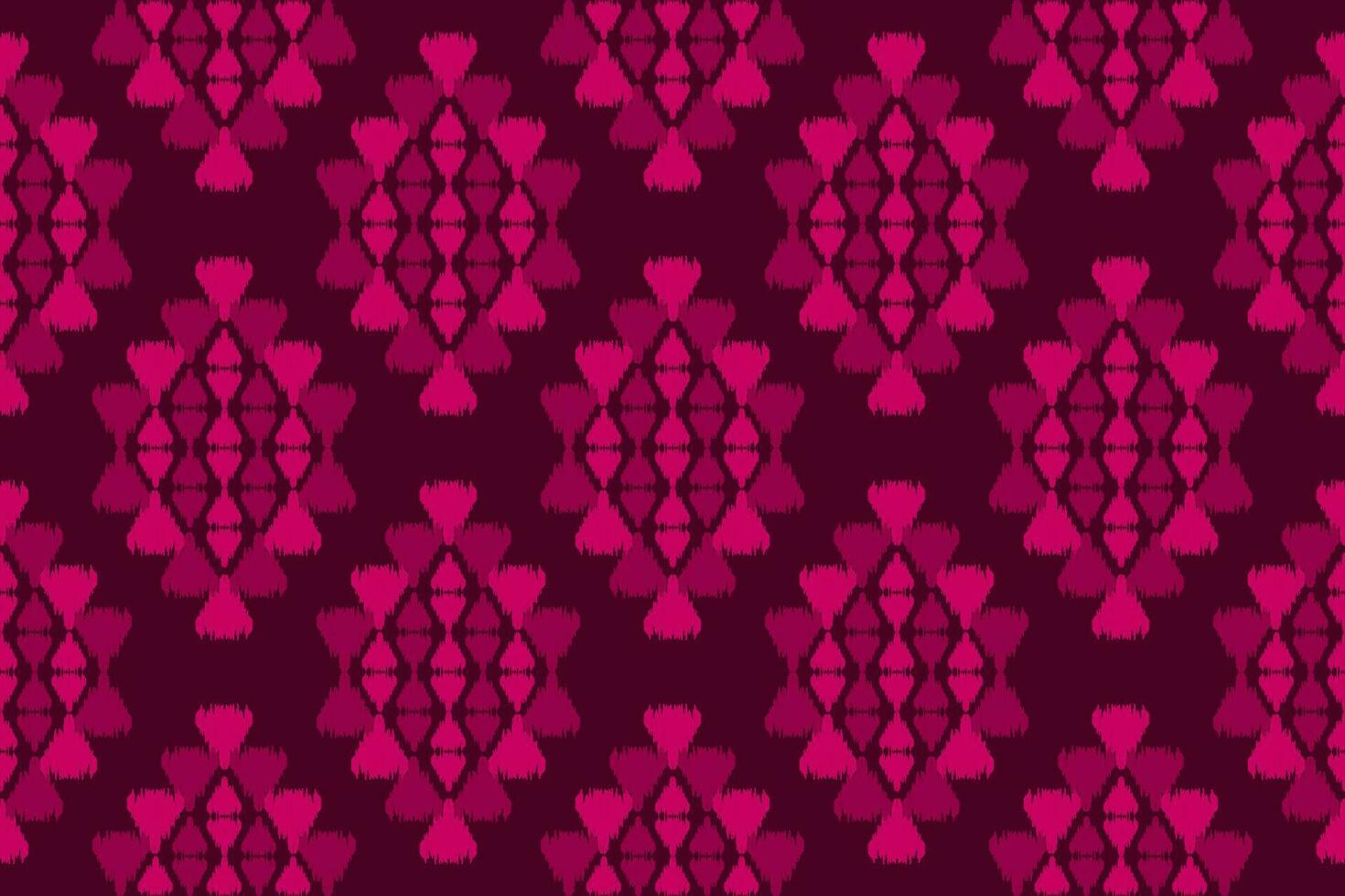 etnico ikat senza soluzione di continuità modello nel tribale. azteco geometrico etnico ornamento Stampa. ikat modello stile. vettore