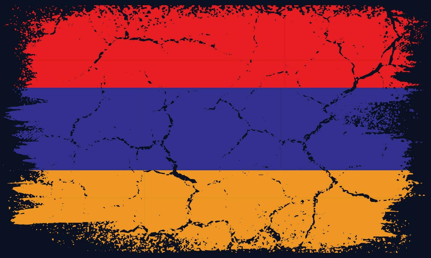 gratuito vettore piatto design grunge Armenia bandiera sfondo