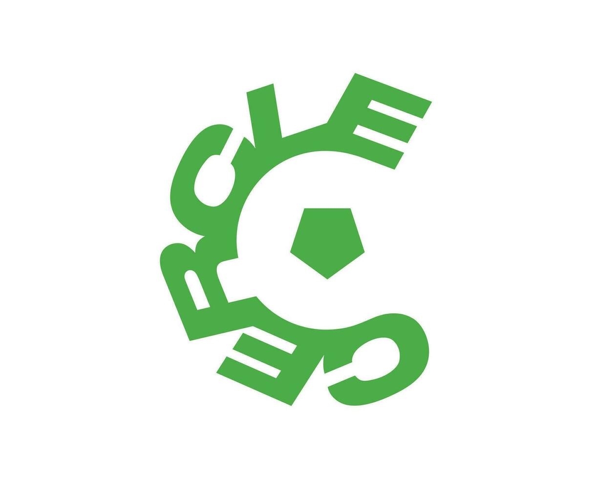 cercle brugge club logo simbolo Belgio lega calcio astratto design vettore illustrazione