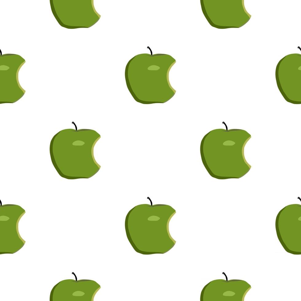 illustrazione sul tema grande mela colorata senza cuciture vettore