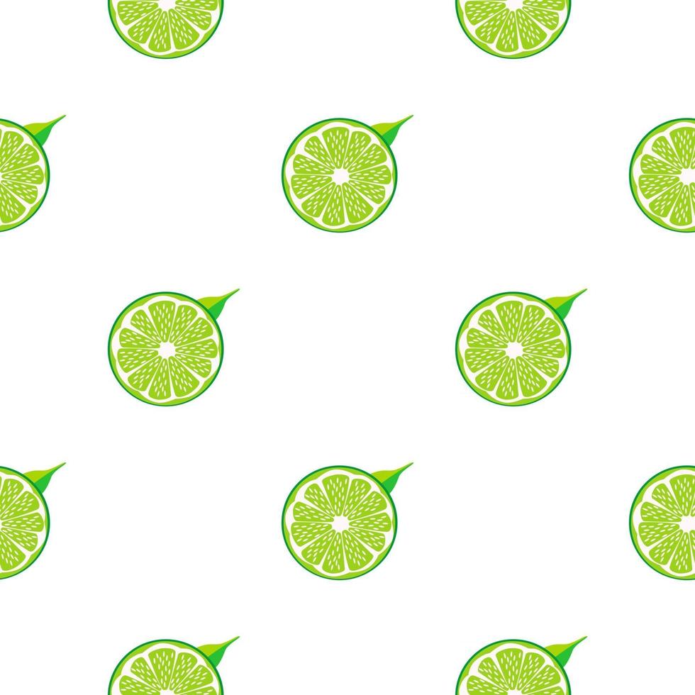 illustrazione sul tema lime verde senza cuciture grande colorato vettore