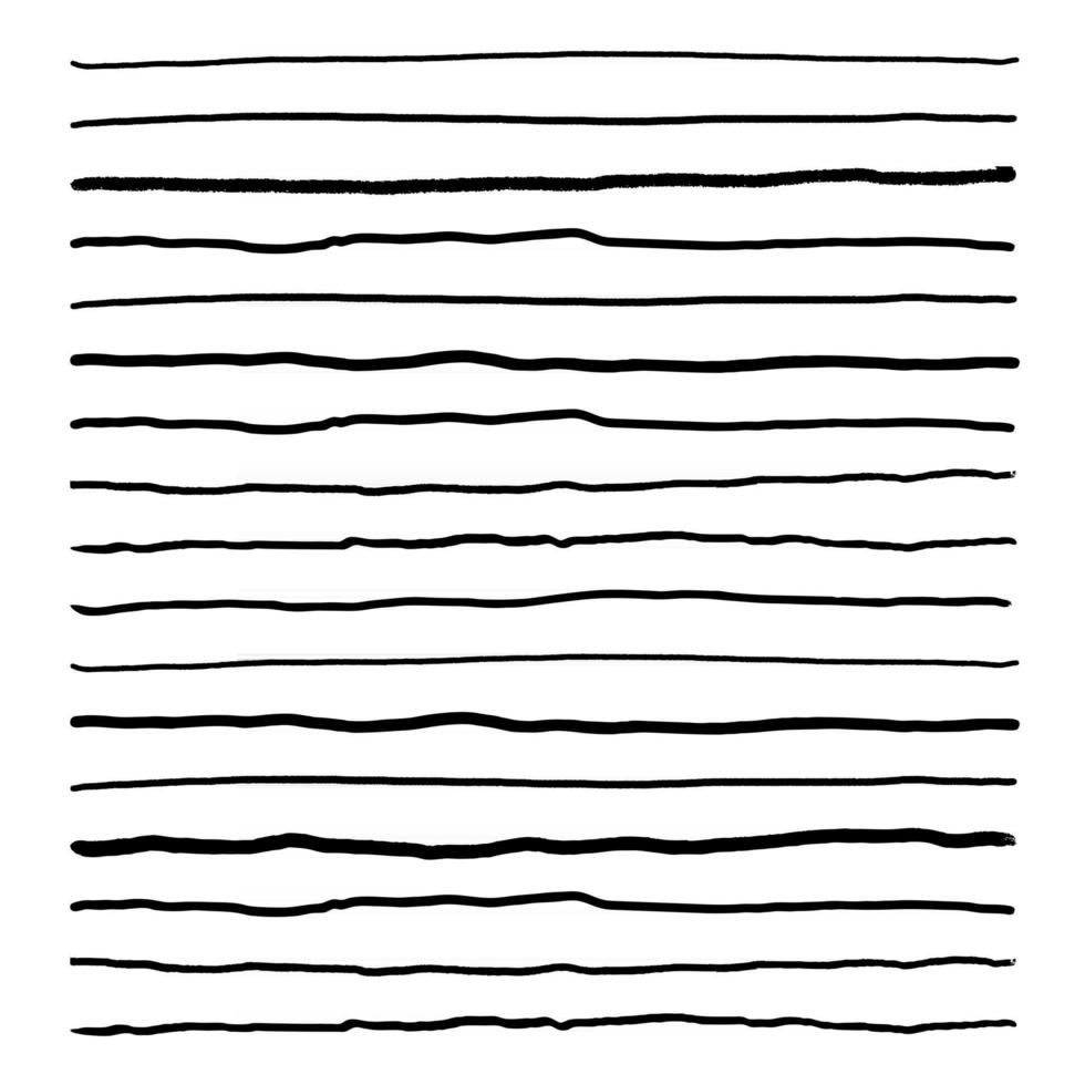 linee disegnate a mano modello astratto, tratti. pennelli vettoriali grunge.