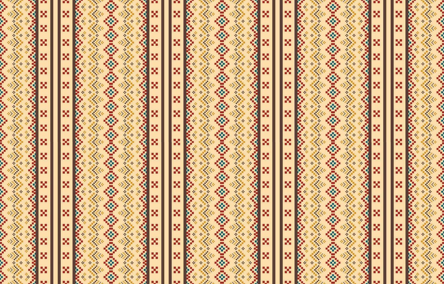 etnico astratto ikat arte. azteco ornamento Stampa. geometrico etnico modello senza soluzione di continuità colore orientale. design per sfondo ,tenda, tappeto, sfondo, vestiario, avvolgere, batik, vettore illustrazione.