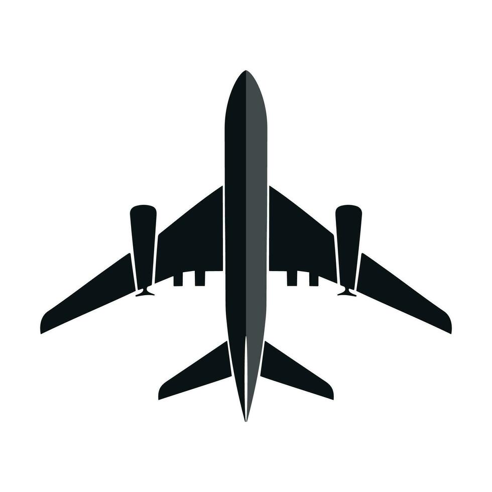 aeroplani vettore icona su bianca sfondo, aereo logo