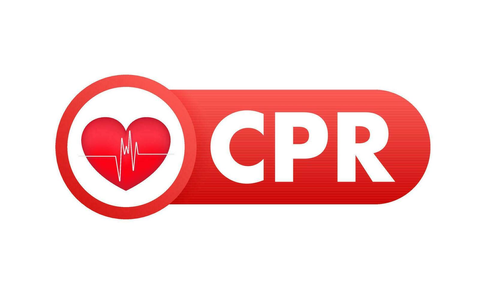 cpr cardiopolmonare rianimazione. medico rianimazione. vettore azione illustrazione