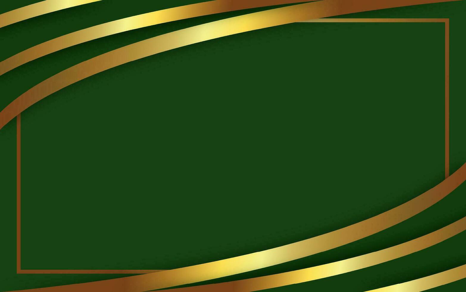verde astratto sfondo, lusso moderno design con oro colore e vuoto spazio per testo vettore