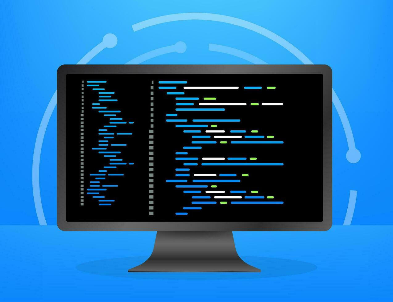 digitale Giava codice testo. computer Software codifica vettore concetto. programmazione codifica copione Giava, digitale programma codice su schermo illustrazione. vettore azione illustrazione