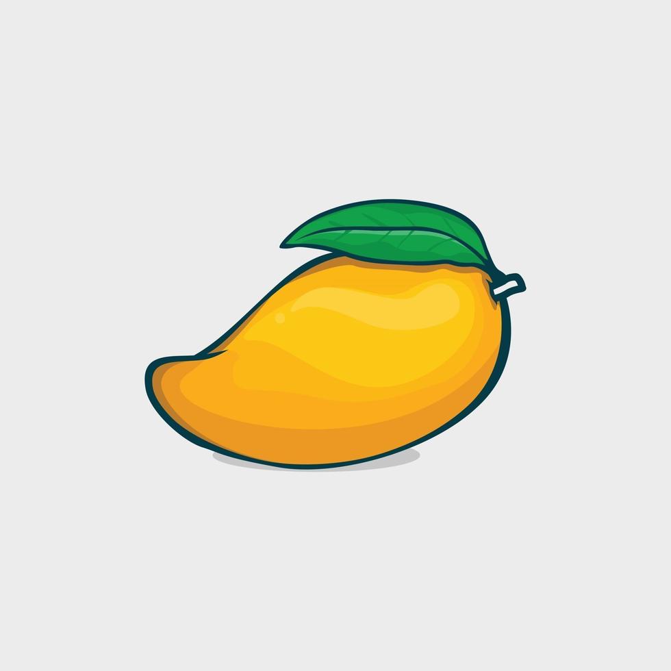 illustrazione vettoriale isolata icona di mango