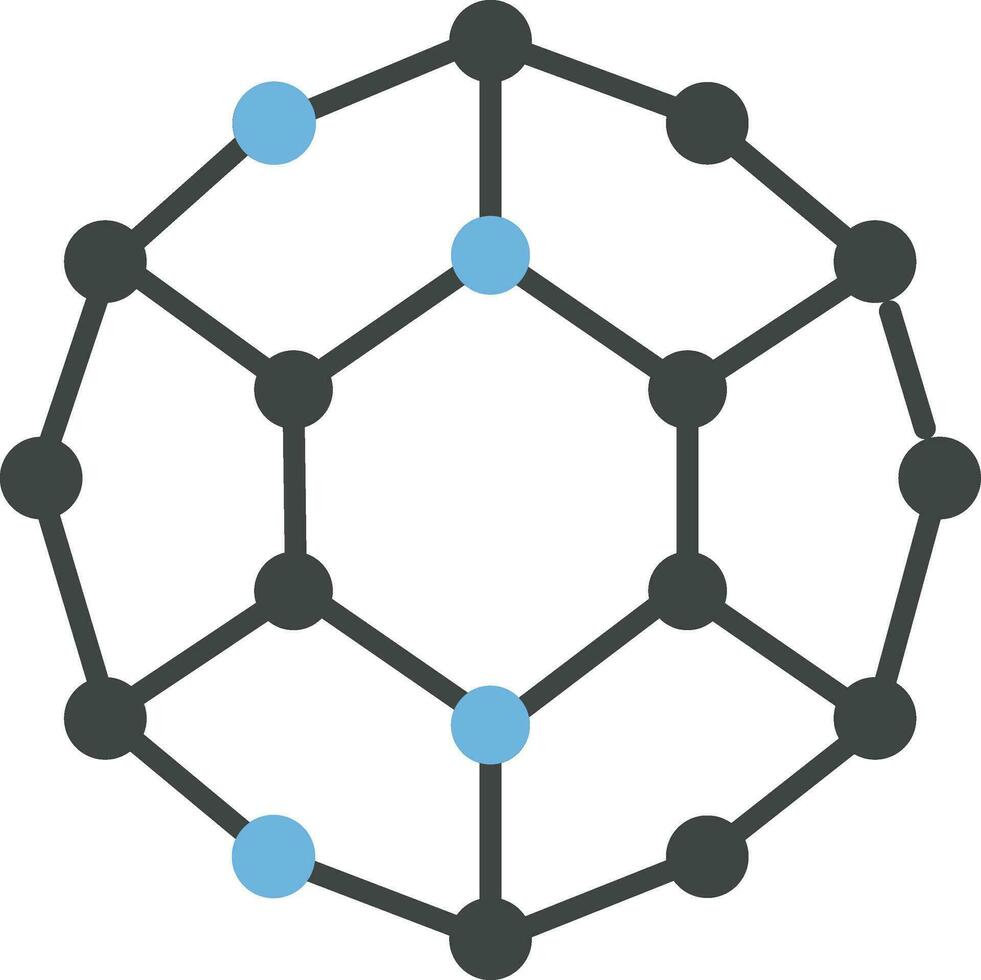 nano particella icona Immagine. vettore