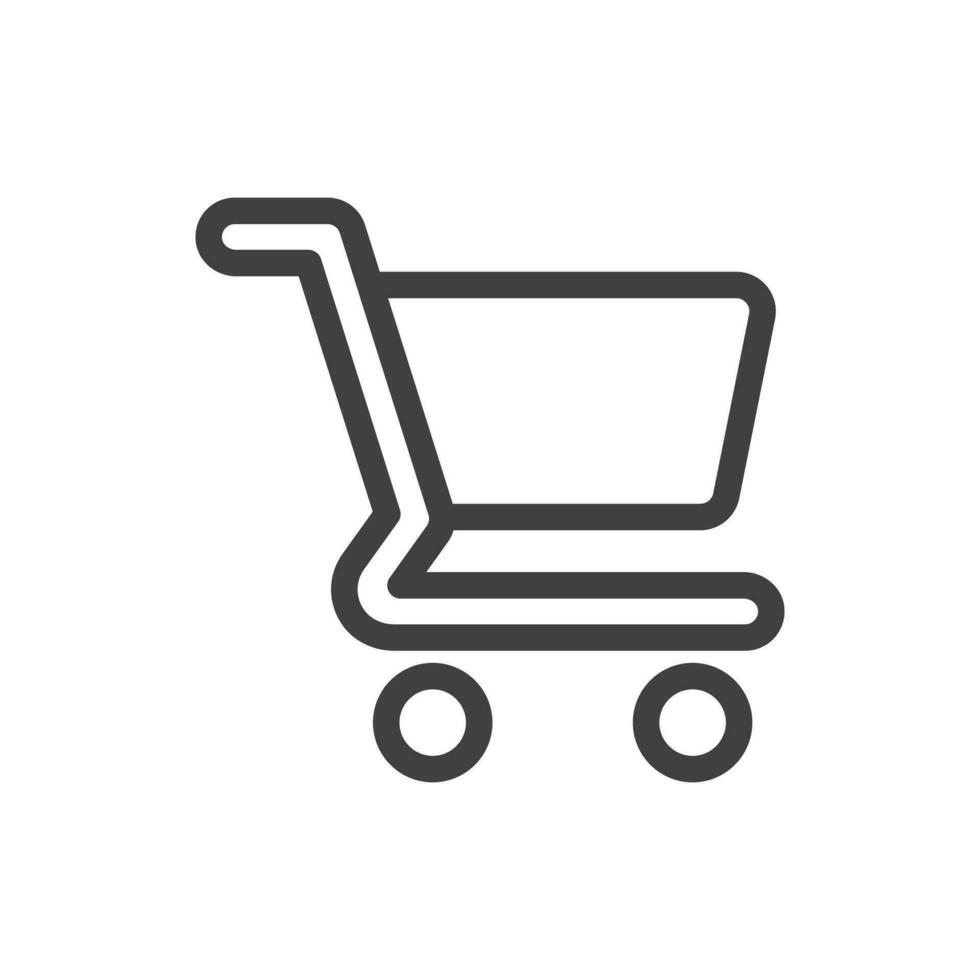 shopping carrello relazionato vettore linea icone. contiene come icone come esprimere guardare, mobile negozio, Inserisci, ricaricare e di più.