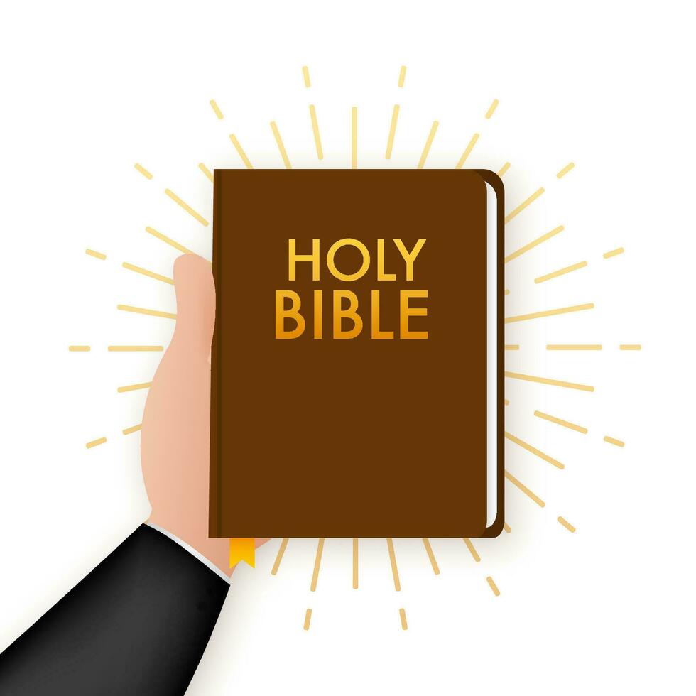 scarabocchio icona. libro santo Bibbia logo illustrazione vettore. schizzo disegno. scarabocchio vettore illustrazione