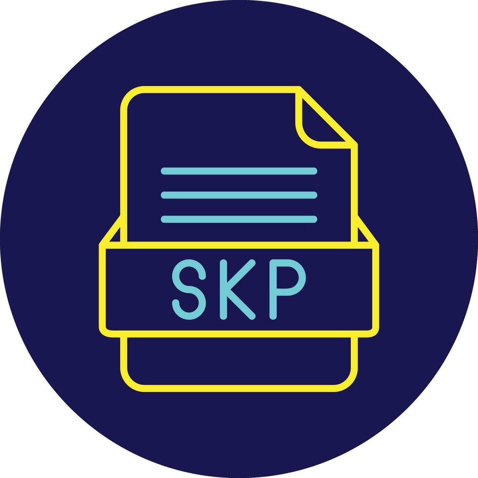 skp file formato vettore icona