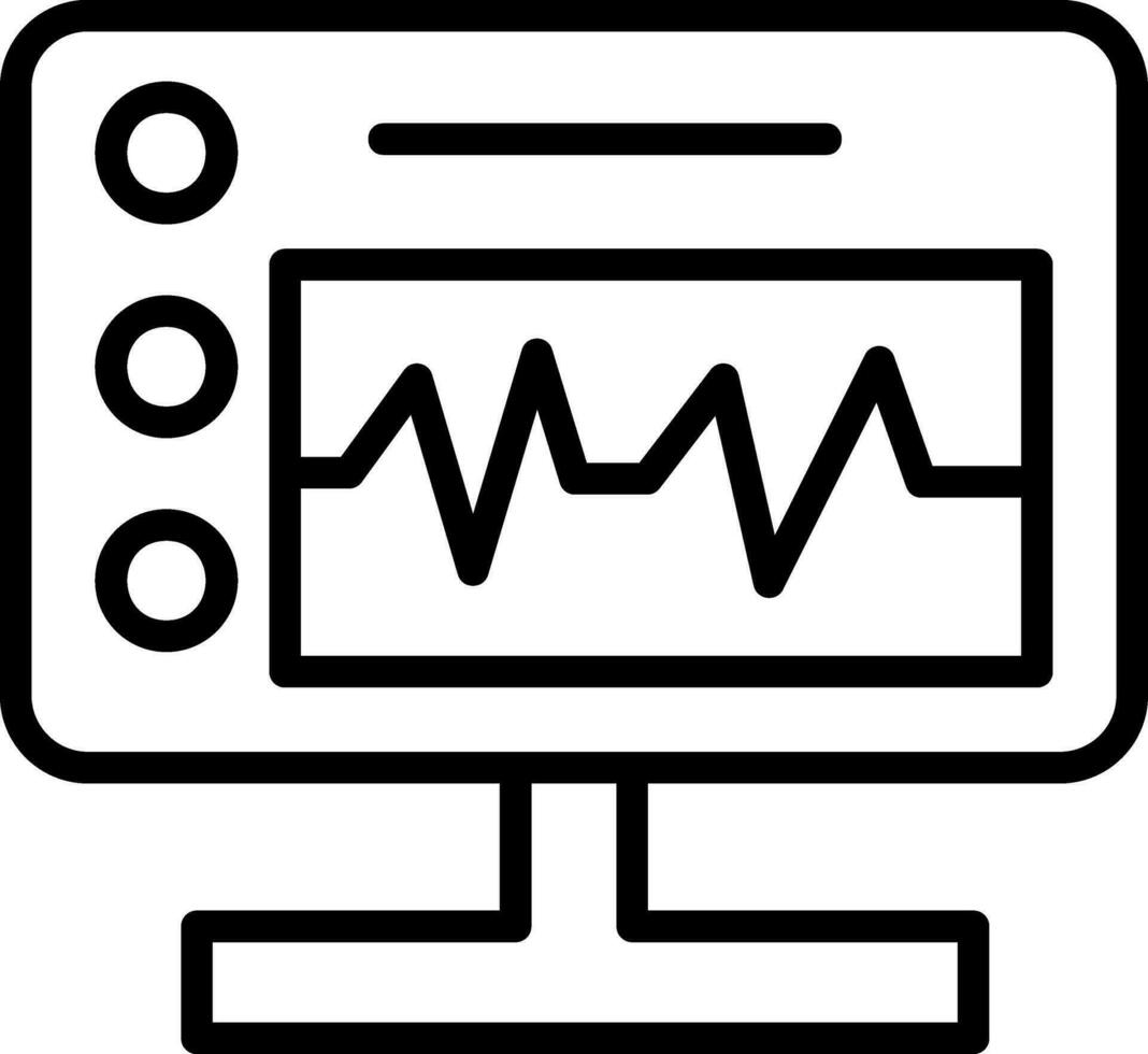 dispositivo monitoraggio vettore icona design