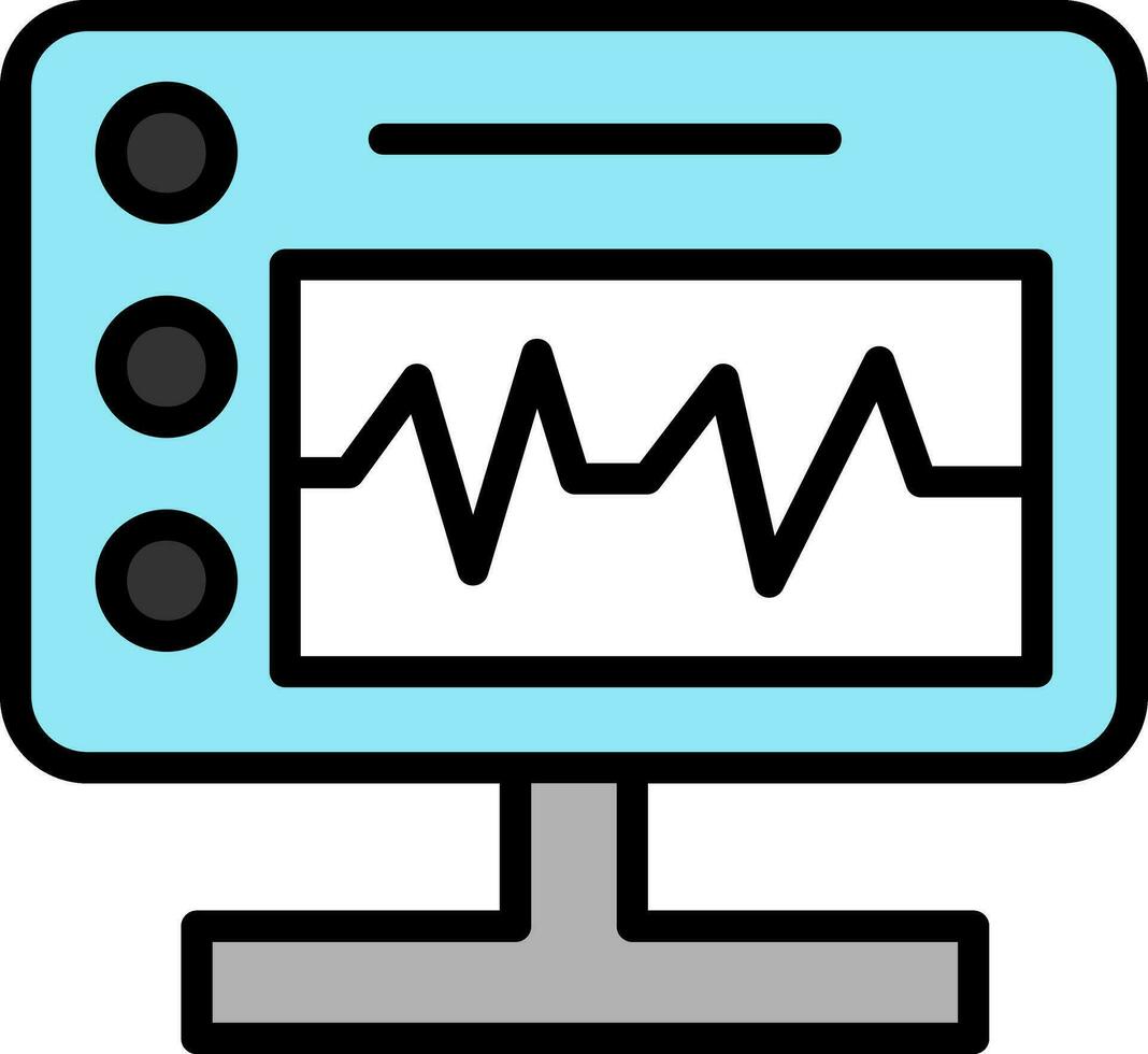 dispositivo monitoraggio vettore icona design