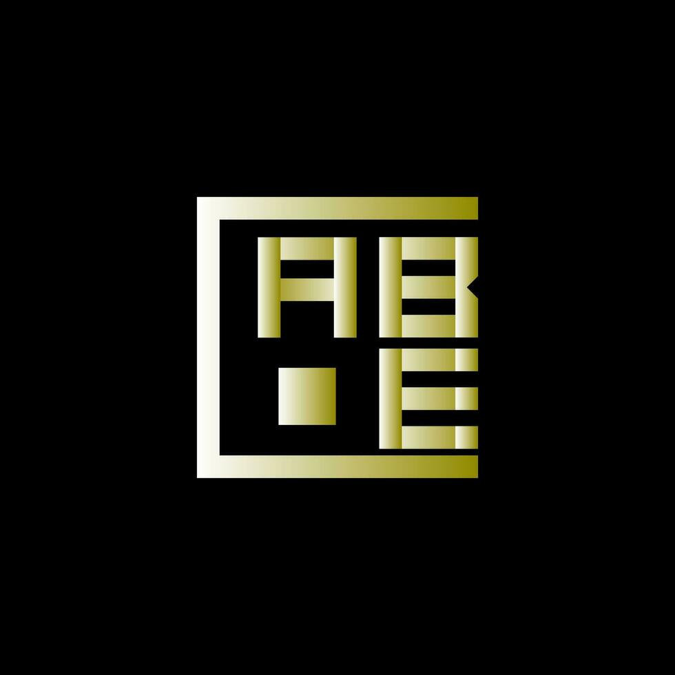 abe lettera logo vettore disegno, abe semplice e moderno logo. abe lussuoso alfabeto design