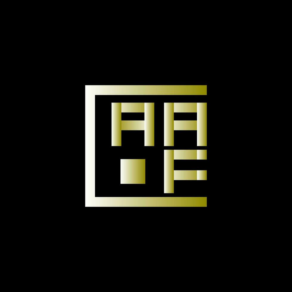 aaf lettera logo vettore disegno, aaf semplice e moderno logo. aaf lussuoso alfabeto design