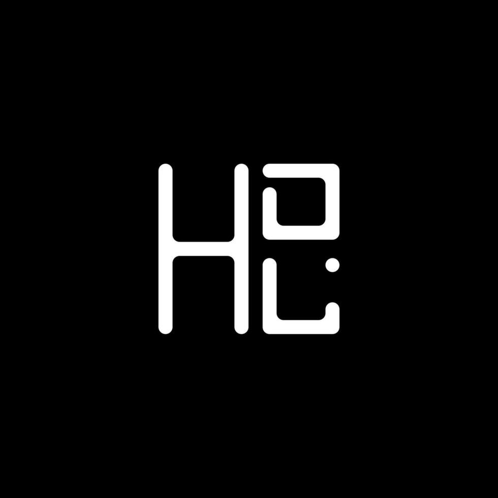 hdl lettera logo vettore disegno, hdl semplice e moderno logo. hdl lussuoso alfabeto design