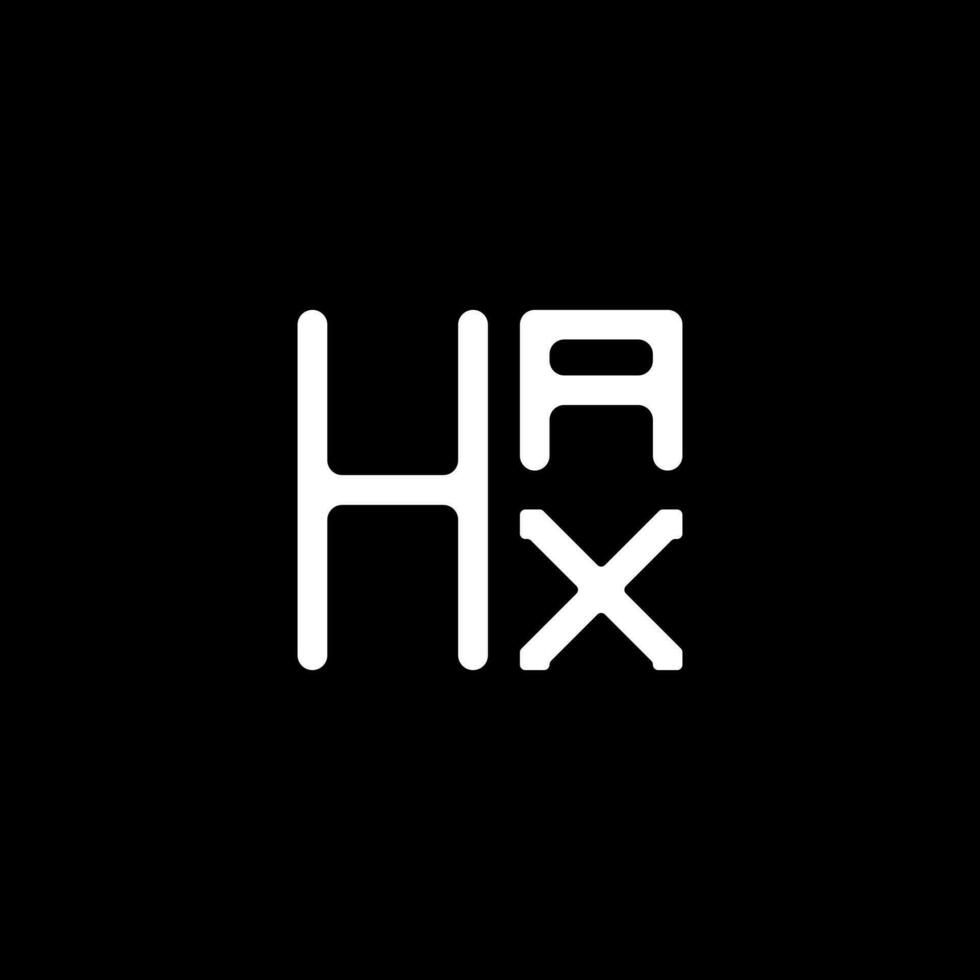 hax lettera logo vettore disegno, hax semplice e moderno logo. hax lussuoso alfabeto design