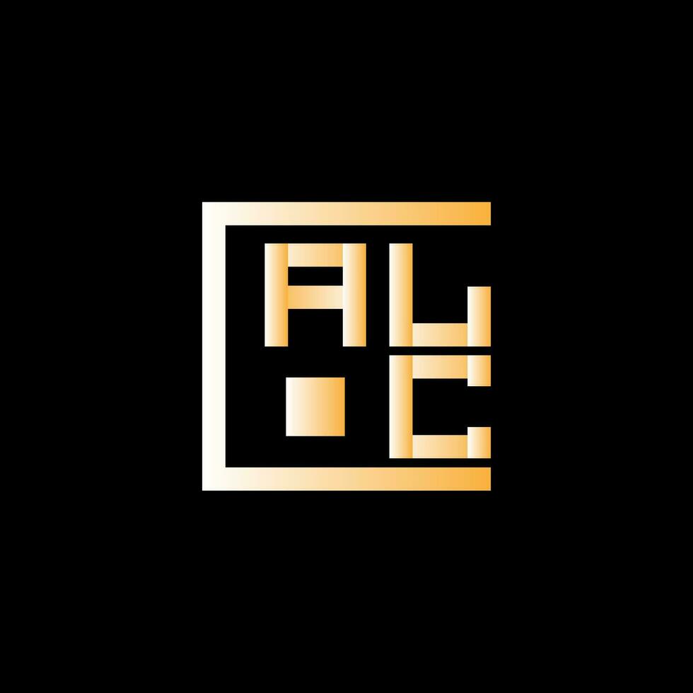alc lettera logo vettore disegno, alc semplice e moderno logo. alc lussuoso alfabeto design