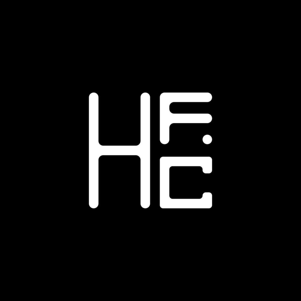 hfc lettera logo vettore disegno, hfc semplice e moderno logo. hfc lussuoso alfabeto design