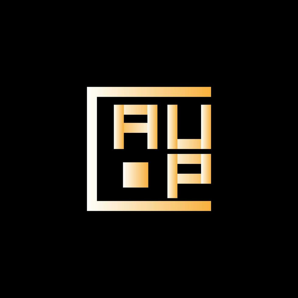 aup lettera logo vettore disegno, aup semplice e moderno logo. aup lussuoso alfabeto design