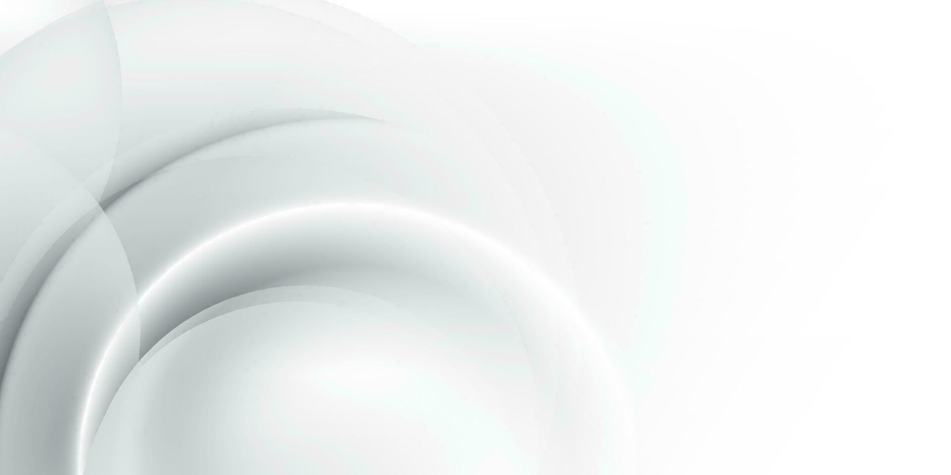 astratto bianca e grigio colore sfondo con geometrico il giro forma. vettore illustrazione.
