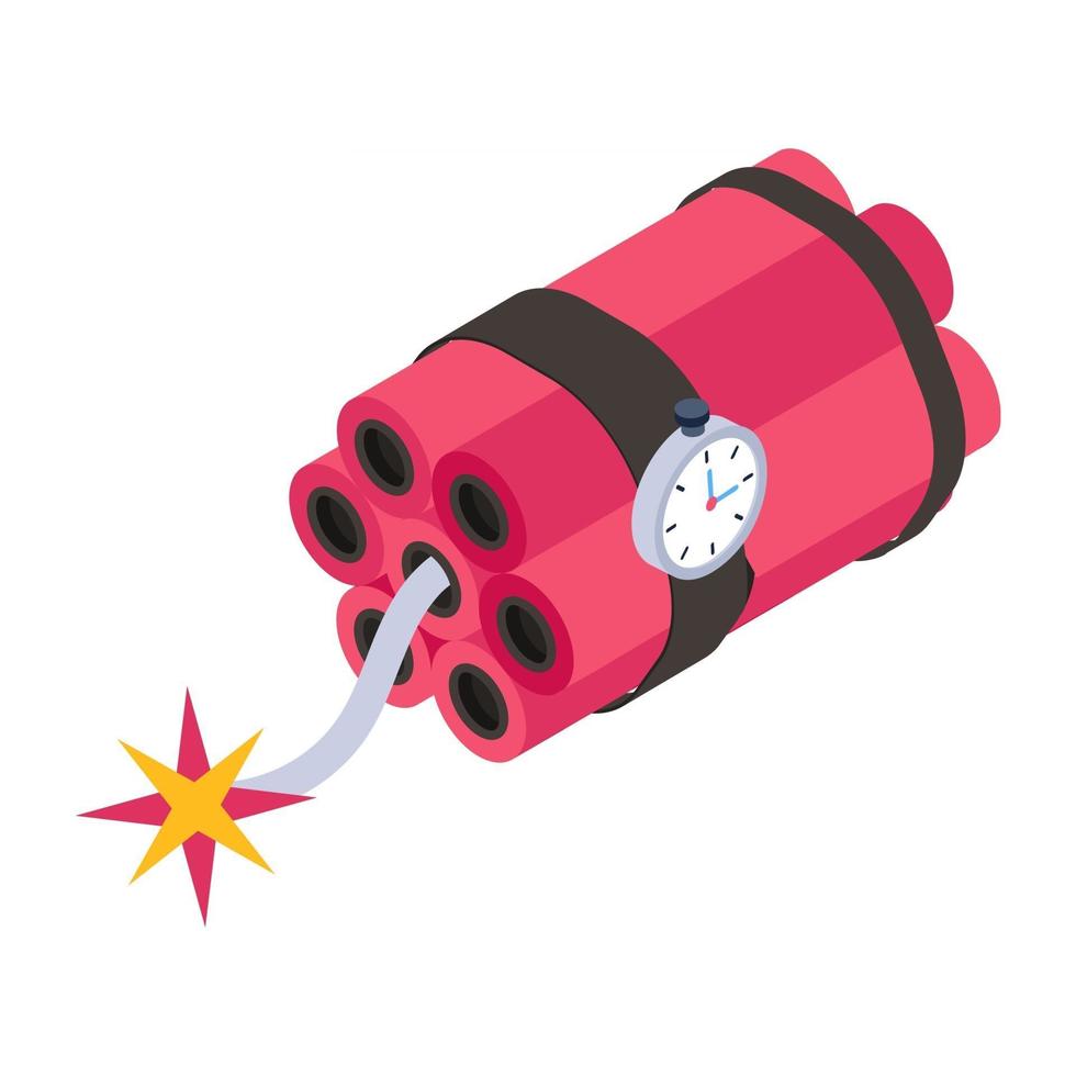 dinamite e bomba vettore