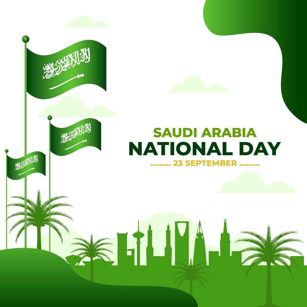 festa nazionale saudita vettore