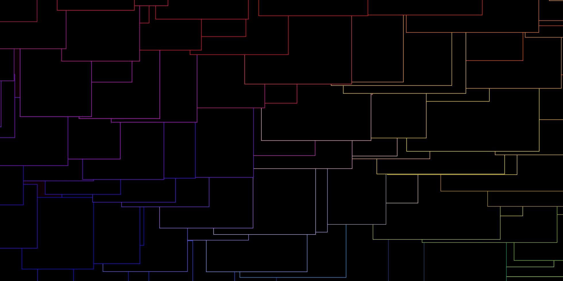 modello vettoriale multicolore scuro in stile quadrato.
