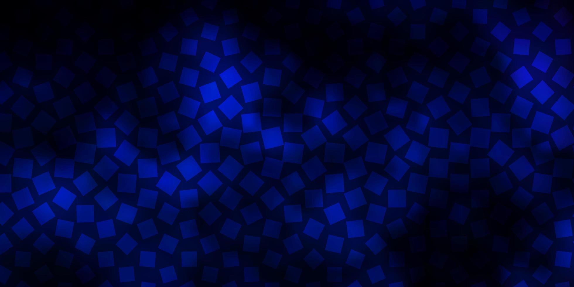trama vettoriale blu scuro in stile rettangolare.