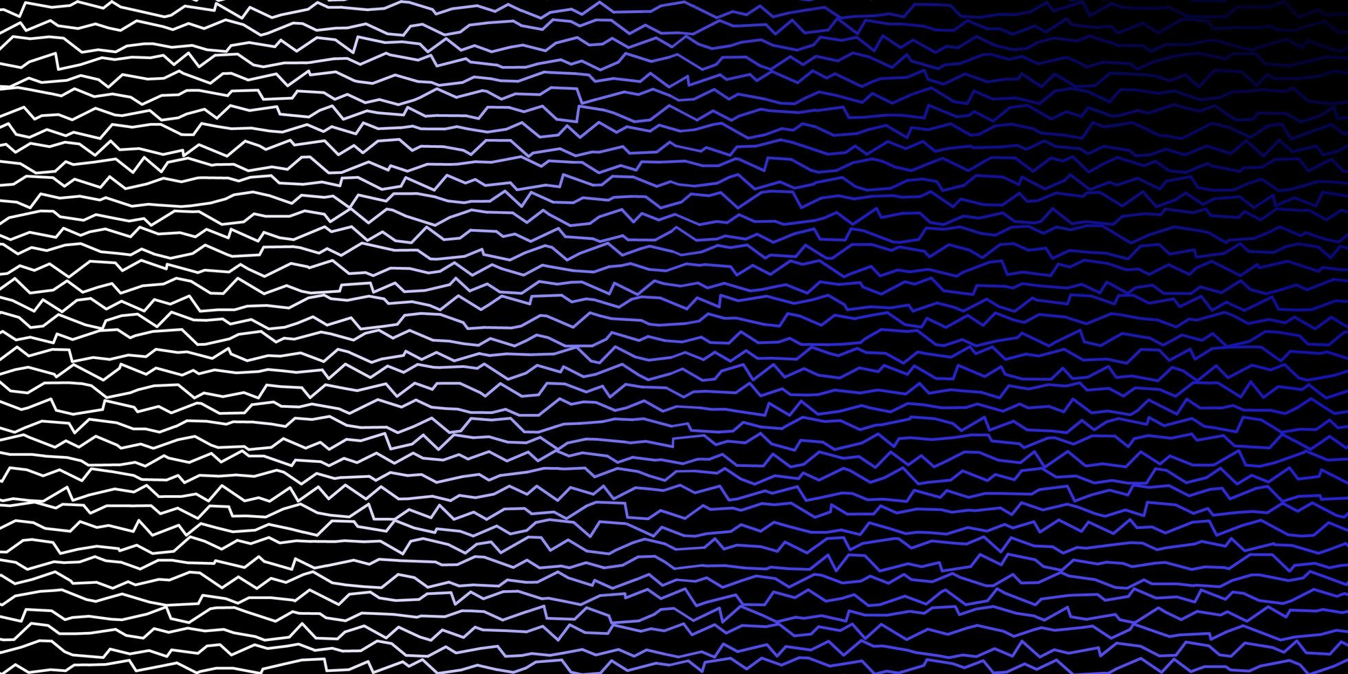 trama vettoriale viola scuro con curve.