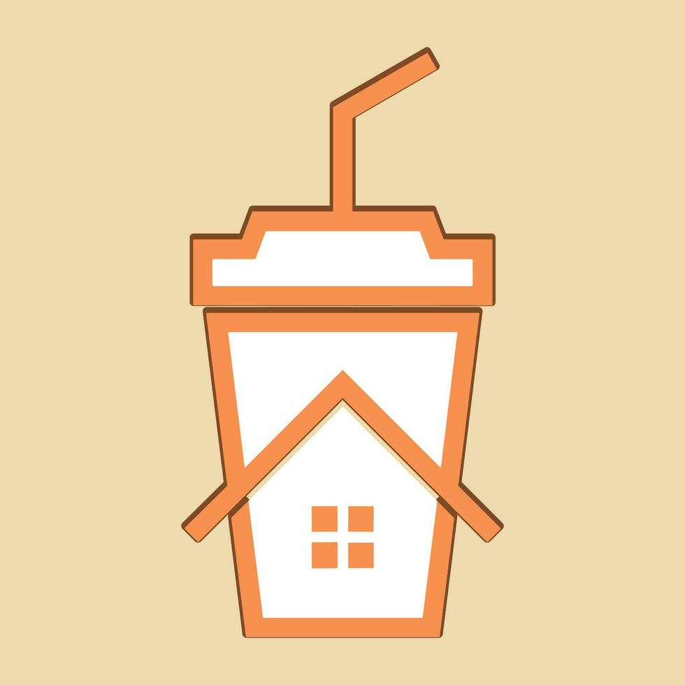 caffè logo design con creativo unico concetto vettore