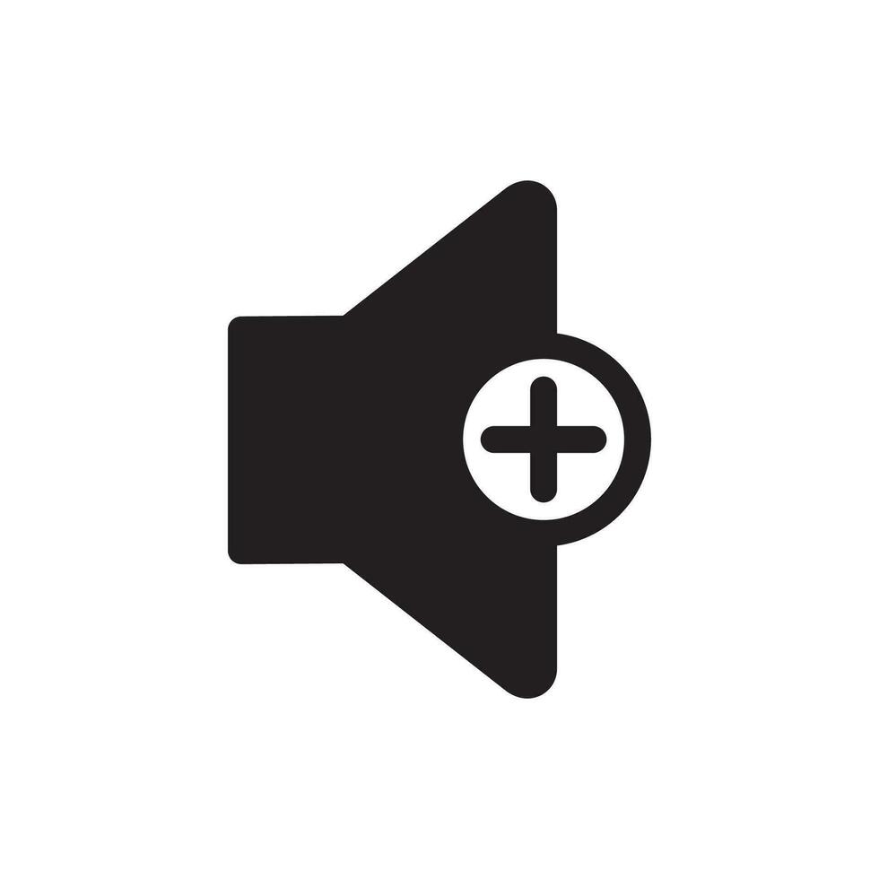 altoparlante icona vettore volume simbolo design illustrazione
