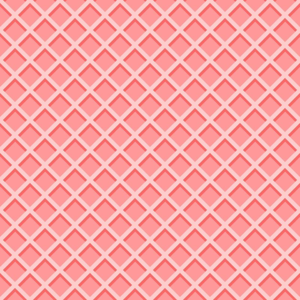consistenza del cono di cialda gelato. sfondo rosa wafer vettore