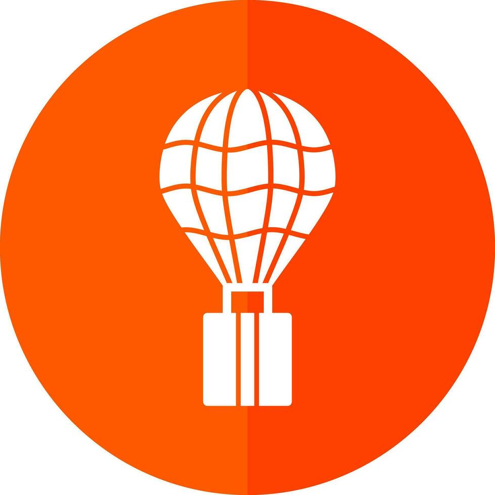 caldo aria ballon vettore icona design