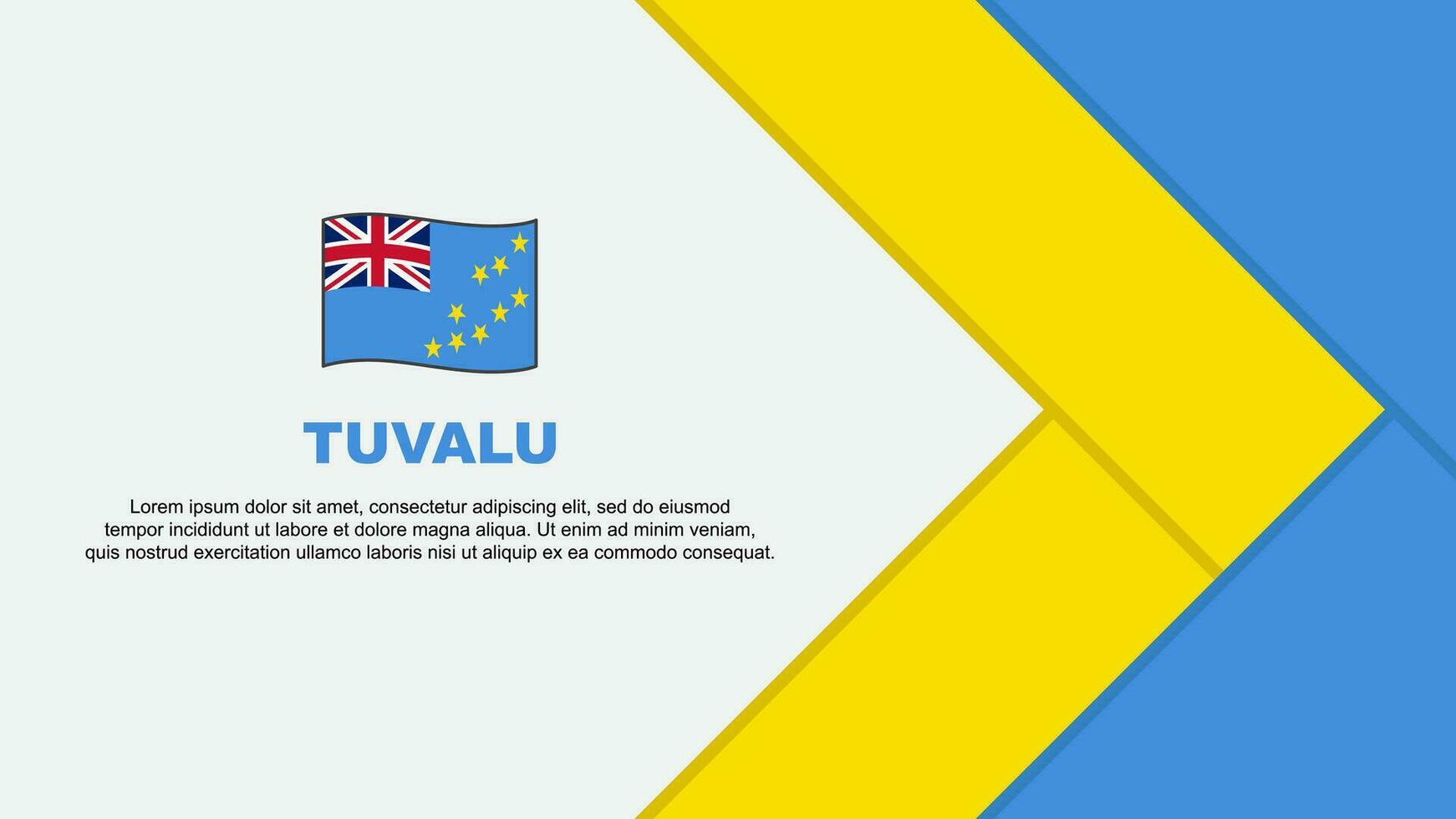 tuvalu bandiera astratto sfondo design modello. tuvalu indipendenza giorno bandiera cartone animato vettore illustrazione. tuvalu cartone animato