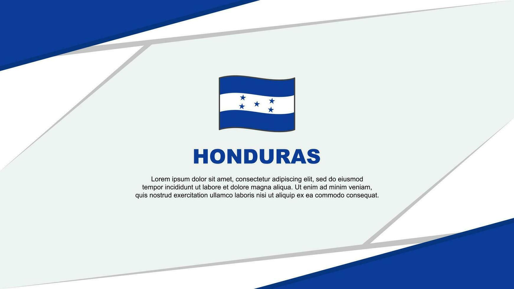 Honduras bandiera astratto sfondo design modello. Honduras indipendenza giorno bandiera cartone animato vettore illustrazione