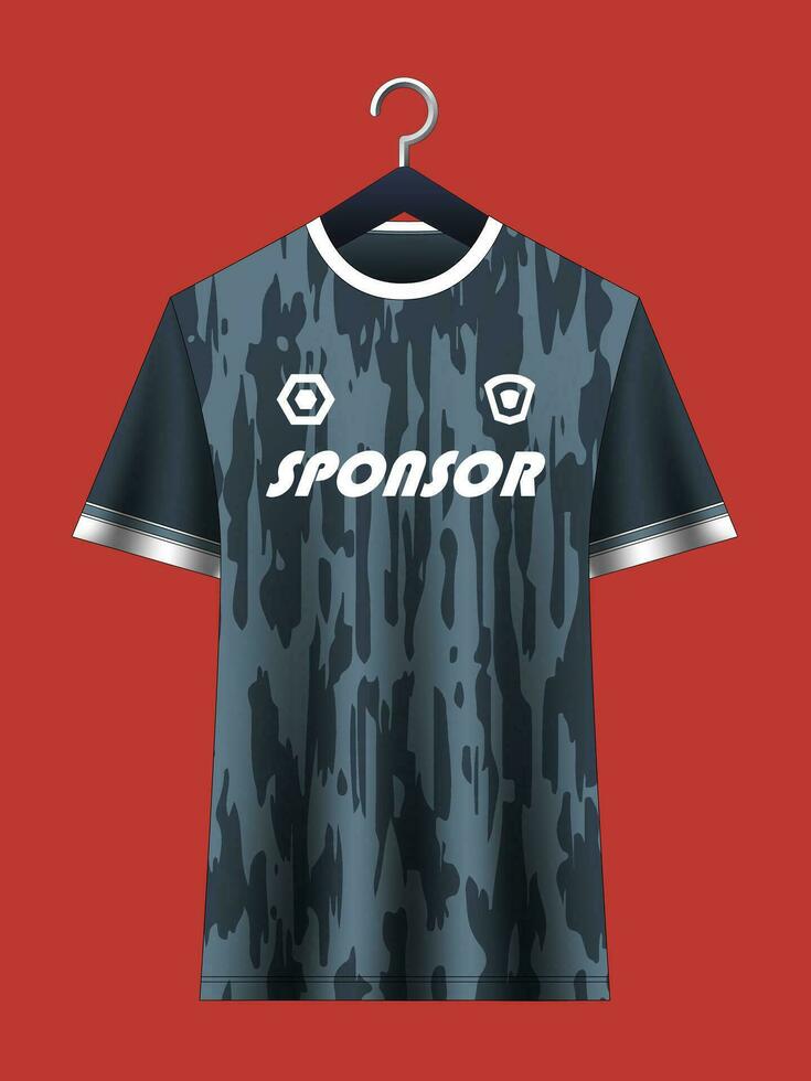 calcio maglia modello per calcio club. vettore sublimazione gli sport abbigliamento design. uniforme davanti Visualizza modelli calcio maglia.