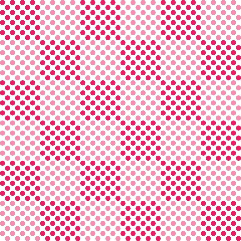 rosa checker modello con punto dentro. checker senza soluzione di continuità modello vettore. checker modello. decorativo elementi, pavimento piastrelle, parete piastrelle, bagno piastrelle, nuoto piscina piastrelle. vettore