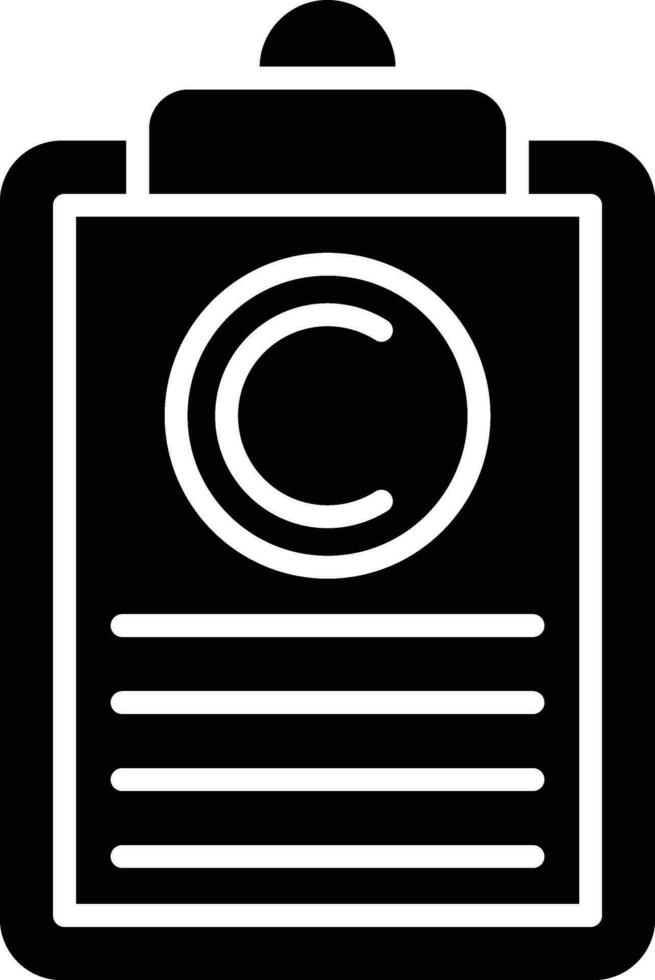 icona del vettore di copyright