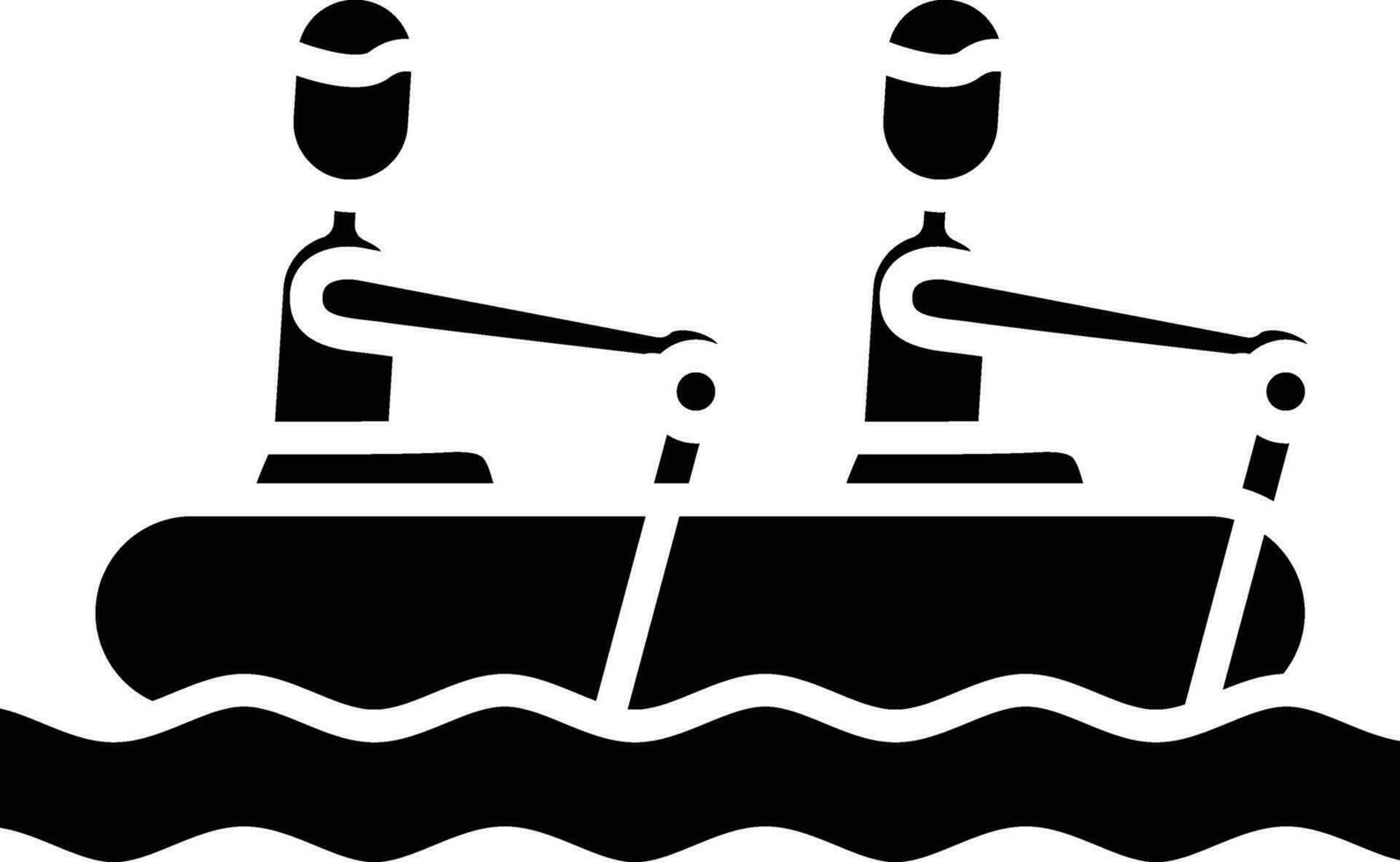 rafting vettore icona