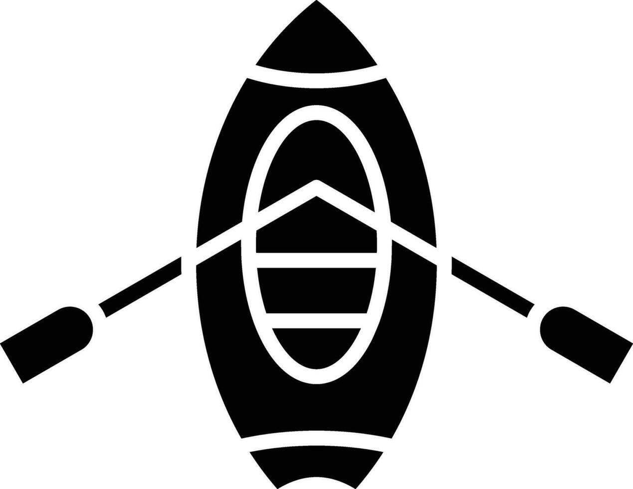 icona di vettore di kayak